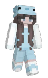 black and spindle Minecraft skin — Slim model