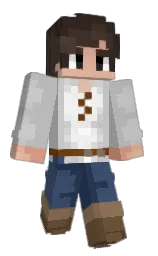 silver and east bay Minecraft skin — Classic model — first worn by salmane10020