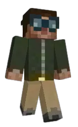 mcskware's Minecraft skin wearing the Mojang cape