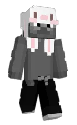 ImEdgin's Minecraft skin wearing the Moonlight Trail cape