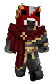 Front of Klausster's skin