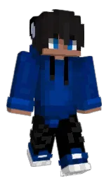 coral tree and resolution blue Minecraft skin — Classic model