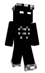 black and scorpion Minecraft skin — Classic model — first worn by Karkonosz123