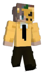 JacobbFG's Minecraft skin wearing the Purple Heart cape