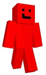 red and black Minecraft skin — Classic model
