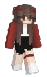 Penpad's Minecraft skin wearing the Pan cape