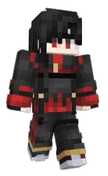 mine shaft and persian red Minecraft skin — Classic model