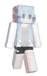 anybdycanfindluv's Minecraft skin wearing the 15th Anniversary cape