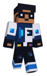 vulcan and white lilac Minecraft skin — Classic model — first worn by MYHGLEAA