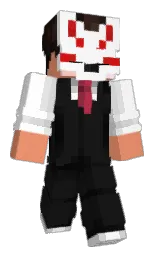 cod gray and white Minecraft skin — Classic model