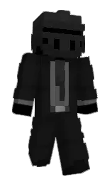 Grabst's Minecraft skin wearing the Purple Heart cape