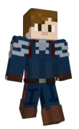 Stogers's Minecraft skin wearing the 15th Anniversary cape