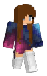 Ayaleia's Minecraft skin wearing the Migrator cape