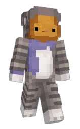 BakerKatze's Minecraft skin wearing the MineCon 2013 cape