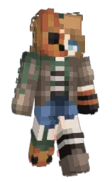 soya bean and sandstone Minecraft skin — Slim model — first worn by HoneyTuki