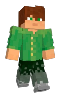 Front of Udnek's skin