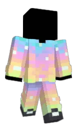 FR333WILL's Minecraft skin wearing the Aurora cape