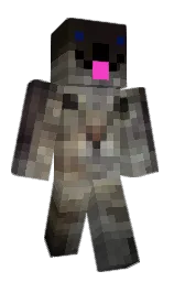WITEK100's Minecraft skin wearing the Migrator cape