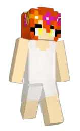 peach and fantasy Minecraft skin — Slim model