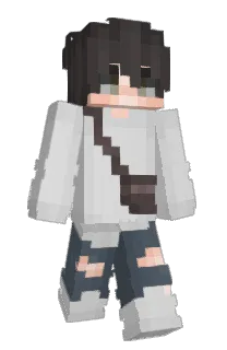 Front of Andrree's skin