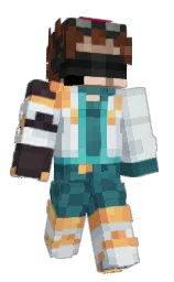 geyser and porcelain Minecraft skin — Classic model — first worn by 1nkCrow