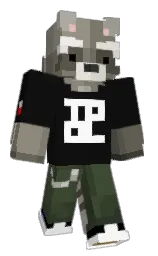 cod gray and flint Minecraft skin — Classic model — first worn by Mysterylies_