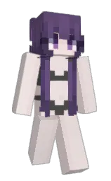 soft peach and bizarre Minecraft skin — Slim model — first worn by hu_gab