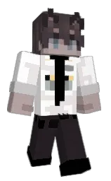 white and thunder Minecraft skin — Classic model — first worn by FatherGavin_