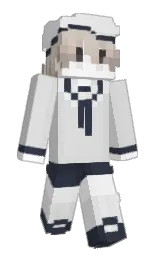 Sailor's Minecraft skin wearing the Crafter cape