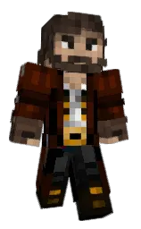 Patxa's Minecraft skin wearing the Migrator cape