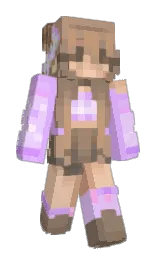 mongoose and mauve Minecraft skin — Slim model — first worn by almondbean