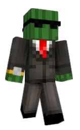 parsley and black Minecraft skin — Classic model