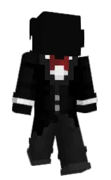 cod gray and black Minecraft skin — Slim model — first worn by PashiiX