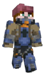 domino and outer space Minecraft skin — Classic model — first worn by Wimpish_Imp