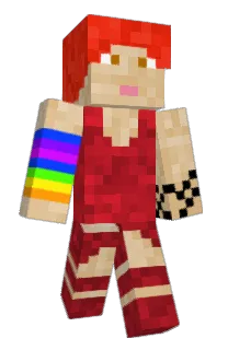 Front of QueenFiera's skin