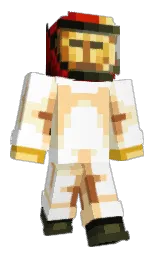 white and cream brulee Minecraft skin — Classic model — first worn by Jawmp