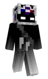 black and mine shaft Minecraft skin — Classic model