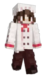 dawn pink and soft peach Minecraft skin — Slim model — first worn by 3marcy