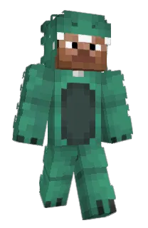 Front of Jerk's skin