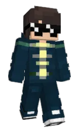 woody brown and elephant Minecraft skin — Slim model — first worn by Blumr