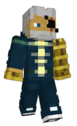 silver and elephant Minecraft skin — Classic model — first worn by God_PlayerG
