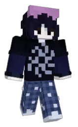 ebony and mirage Minecraft skin — Classic model — first worn by SQUlSH