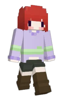 Front of halfredhead's skin