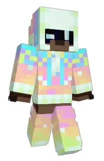 Front of Mitziko's skin