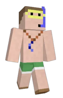 Front of Snorkeler's skin