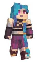 KittCaster's Minecraft skin wearing the Migrator cape