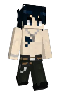 Front of Ouxhan's skin