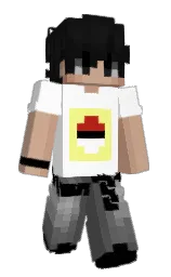rose white and twilight blue Minecraft skin — Slim model — first worn by Agarci