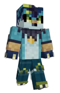 Front of DeepBlueTron's skin