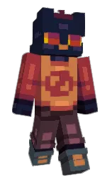 Br3ad_'s Minecraft skin wearing the Twisted cape